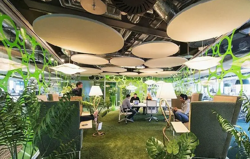 google办公室绿色主题